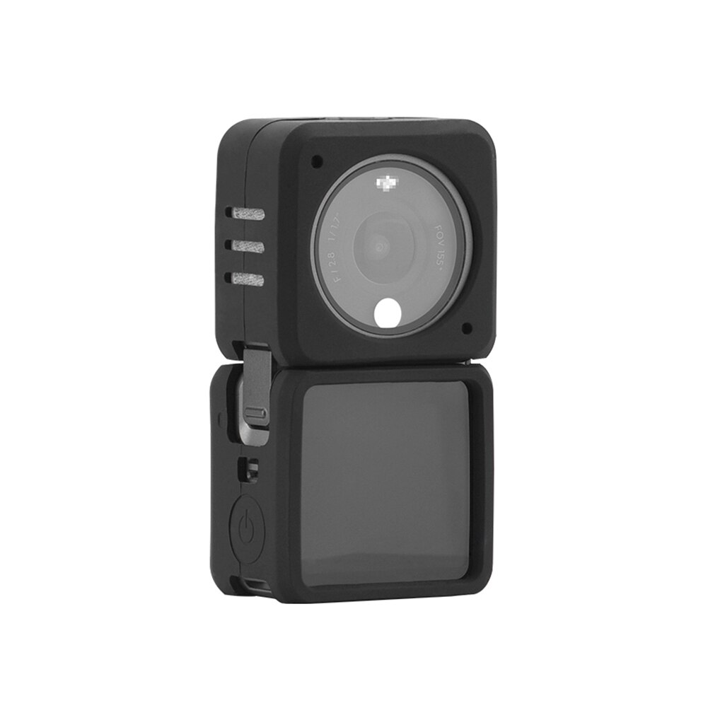 Weiche silikonhülle für dji action 2, schutzhülle, ultraleichtes gehäuse, kratzfest, zubehör für action-kameras