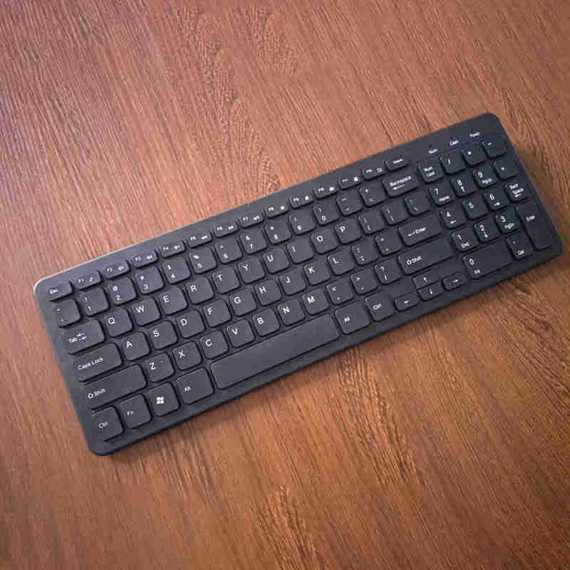 2.4G Optical Wireless Keyboard Mouse Kit Wireless Mouse Usb Receiver Combo For Pc Laptop Portable Ultra Thin Office Suit