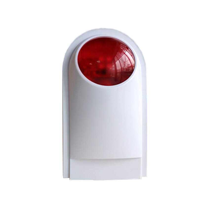 alarm ścienny 433mhz 120dB zewnętrzny bezprzewodowy migający syrena światło stroboskopowe syrena dla wszystkich alarmowy system bezpieczeństwa