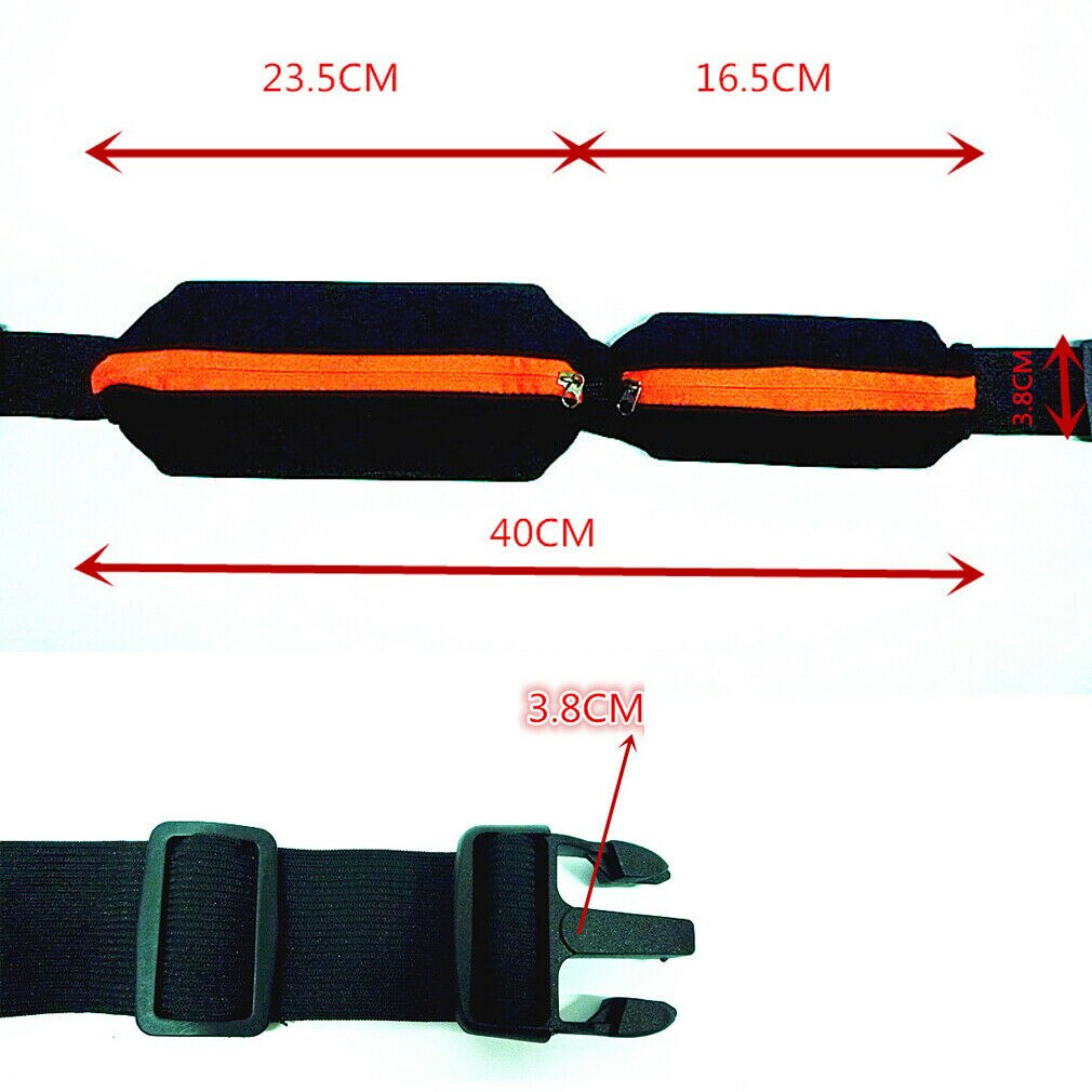 Pacote de cintura à prova dwaterproof água saco de esportes correndo saco de cintura bolso jogging ciclismo bum saco de telefone ao ar livre anti-roubo pacote cinto sacos