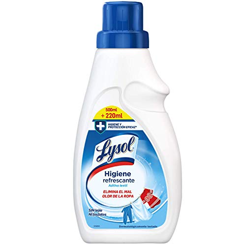 Lysol Higiene Refrescante para la Ropa, Aditivo Textil Elimina Olores - 720 ml