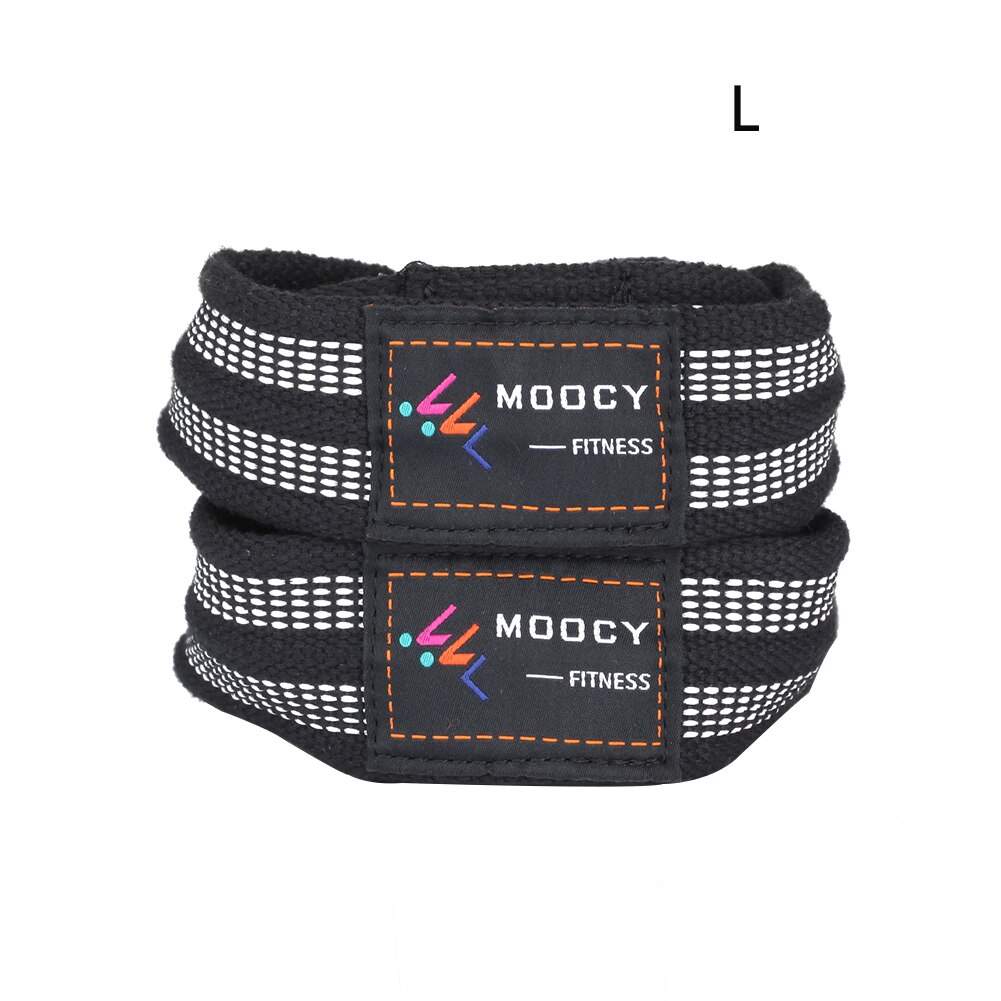 2pcs Powerlifting Fitness Gym Lifting Straps Deadlifts Horizontal Bar Portable Bodybuilding Figure 8 Wrist Support Anti Slip: L