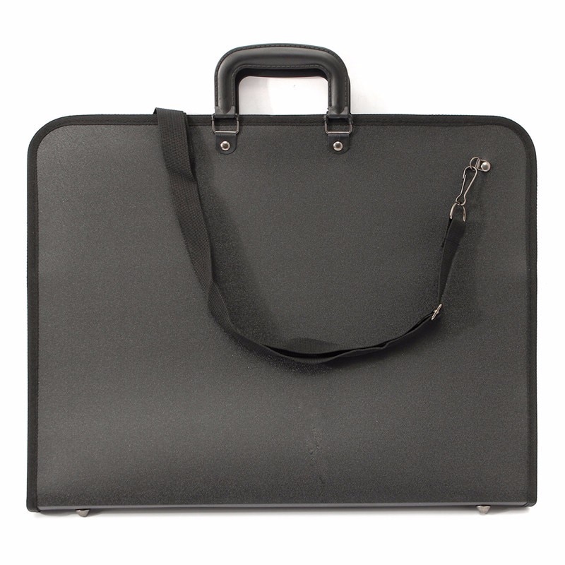 1pcs A2 A3 Vinyl Artist Portfolio Drawing Painting Storage File Folder Plastic Document Carry Case for Art Set Supplies