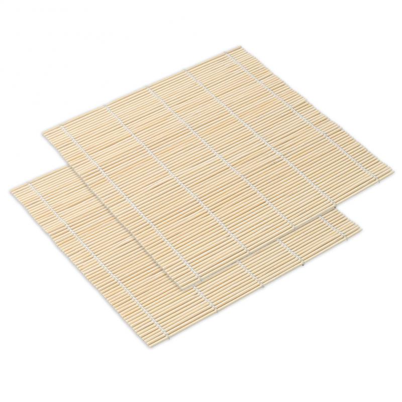 Juego de manteles de bambú enrollables para Sushi, paletas de arroz, herramientas de cocina, DIY, herramientas para hacer Sushi, accesorios, 1/3/5 Uds.