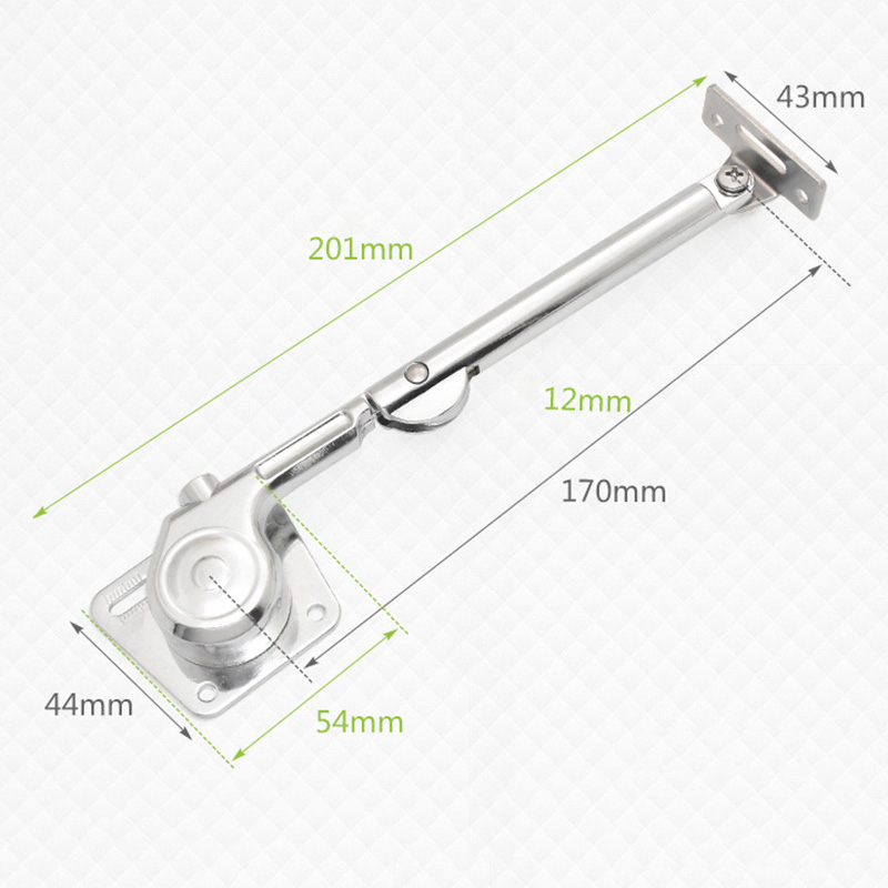 Charnière à Piston de Support de porte, 2 couvercles de levage, armoire de cuisine, fermeture douce, vis 12x