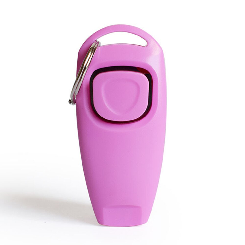 Combo Dog Clicker & Whistle - Training,Pet Trainer Click Puppy With Guide,With Key Ring TSH Shop
