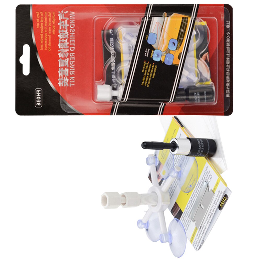 1 Set Auto Glass Repair Kit DIY Windshield Repair Kit Car Glass Repair Kit