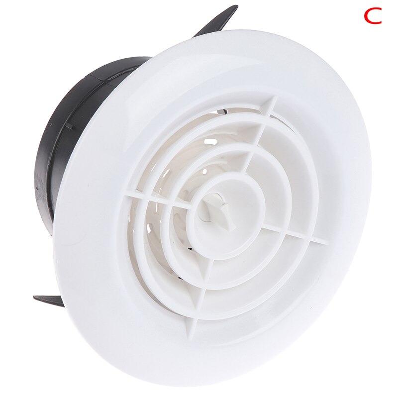 gorący Nowy 3 ~ 8 'regulowane kratki wentylacyjne kratka odpowietrznik okrągły żaluzja osłona na maskownicę