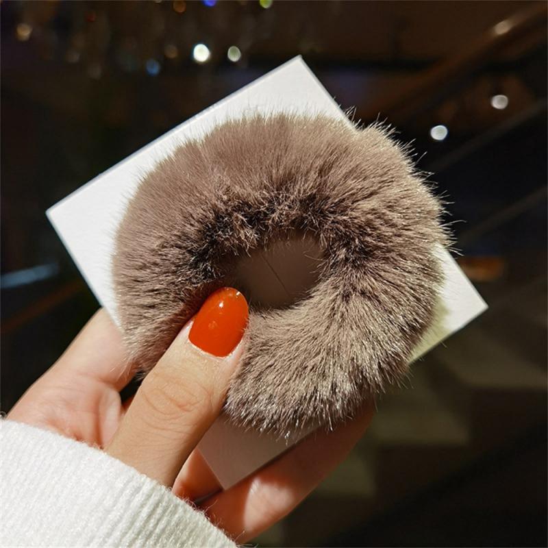 Kaninchen Haar Seile Bär Scrunchies Frauen Mädchen Elastische Haar Gummibänder Gummi freundlicher Pferdeschwanz Halfter Haar Krawatten Haar Zubehör