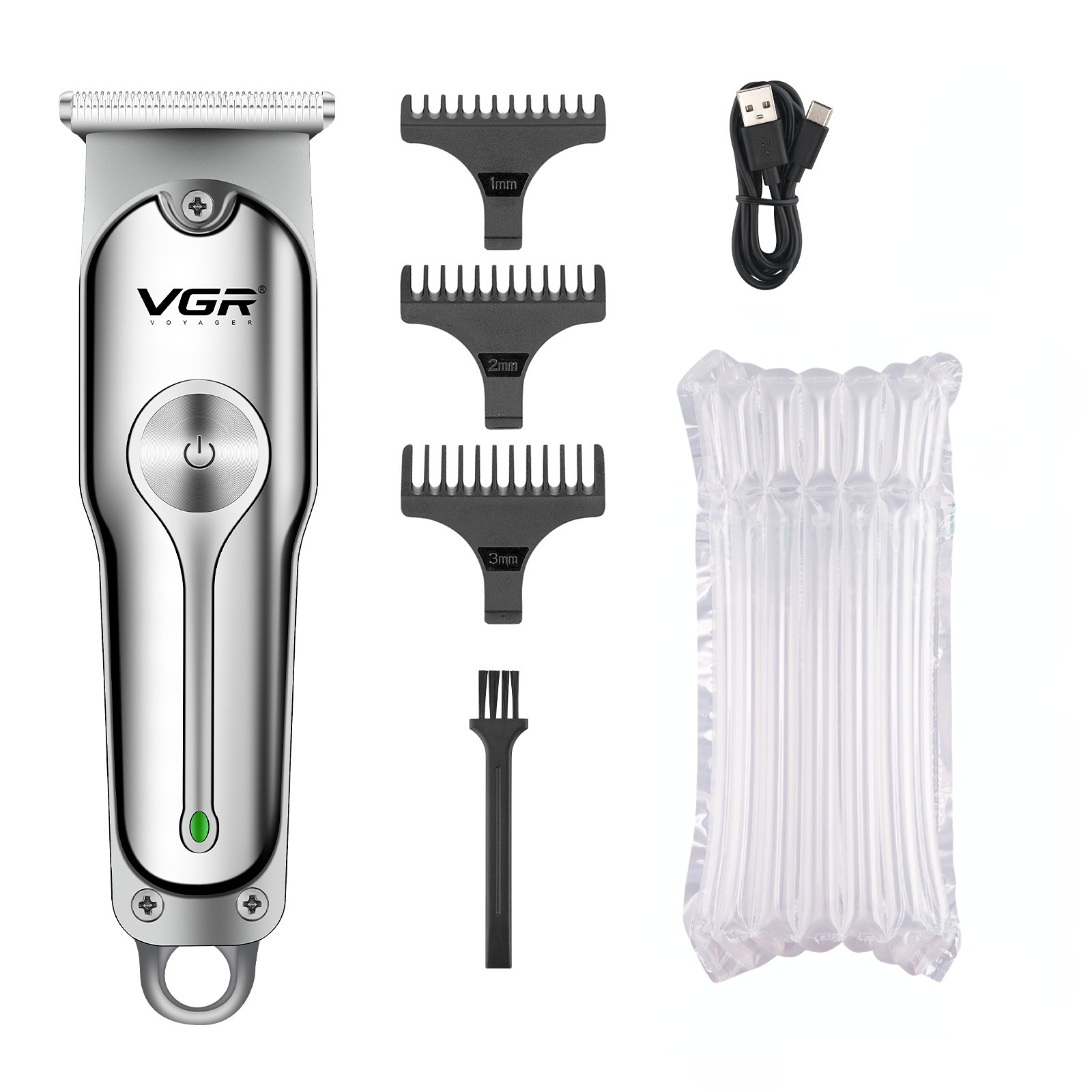 VGR Haar trimmer Professioneel Tondeuse Draadloze Haarsnijmachine Elektrisch Nul snijmachine Trimmer voor mannen V-071: Roze