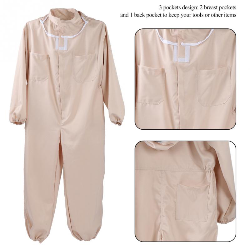 Beekeepers Full Body Beekeeping Clothing Bee Protection Beekeeping Suit Safety Veil Hat Dress