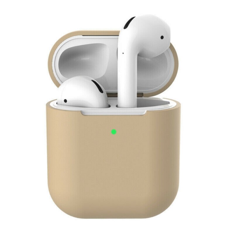 Silikonowe słuchawki etui do AirPods 2 Anti-fall bezprzewodowe słuchawki Bluetooth AirPods osłona ochronna do AirPod 2 slim przypadku: J
