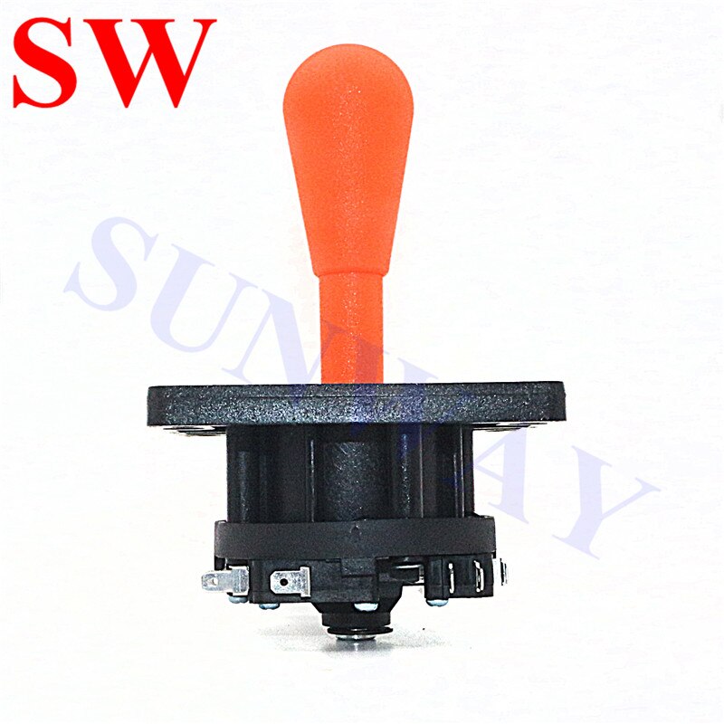 2 stks/partij CONCURRENTIE ARCADE FIGHTER 4/8 MANIER JOYSTICK HAPP stijl joystick/Amerikaanse arcade joystick voor ARCADE JAMMA Machine Deel: orange