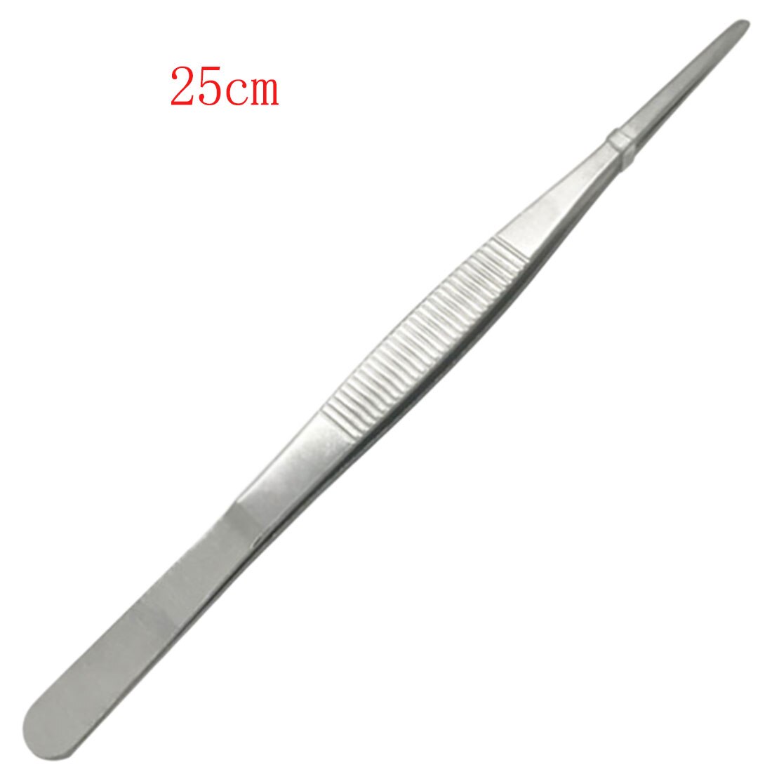 12.5cm/14cm/16cm/18cm/20cm/25cm/30cm pinças longas pinças eletrônicas de aço inoxidável ponta afiada pinça reta: 25cm