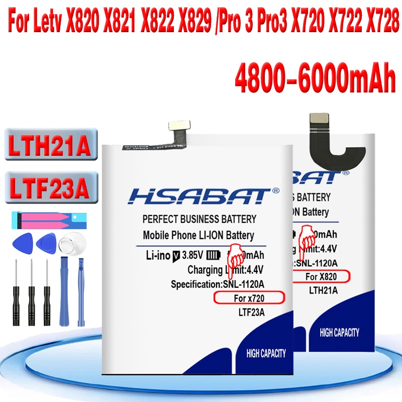 HSABAT LTH21A Batterie für Letv Le Max 2 Max2 5,7 zoll X820 X821 X822 X829 LeMax2 LTF23A für Letv Pro 3 Pro3 X720 X722 X728