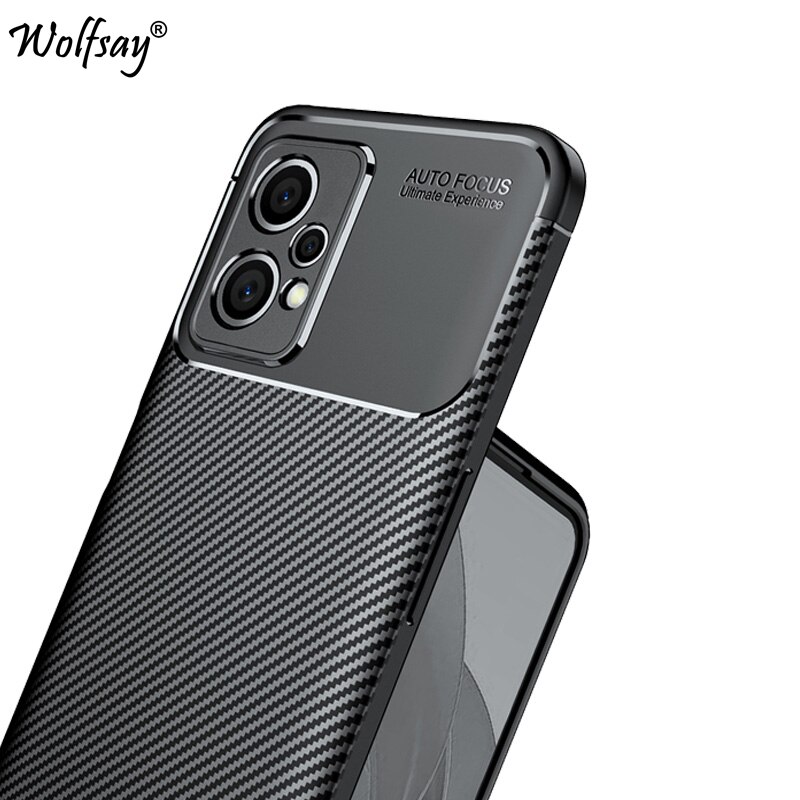 Funda trasera de fibra de carbono para móvil, carcasa de silicona suave para Oppo Realme 9 Pro, Realme 9i 8i 8 9 Pro Plus