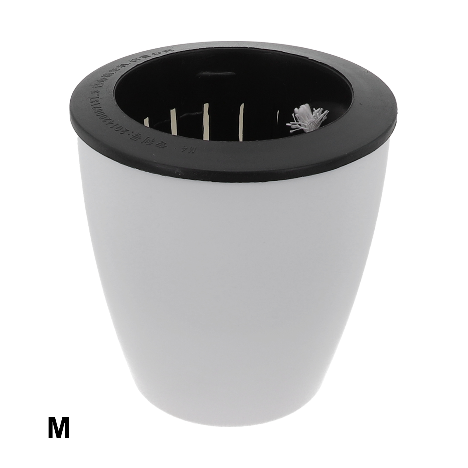 Lazy Flower Pot Flowerpot Imitation Porcelain Series Plastic Self Watering Pot Outer Inner Green Plants Pot For Home Decoration: Yellow