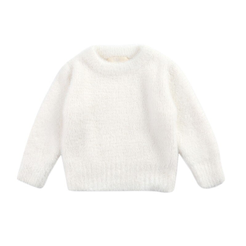 Baby Jongen Meisje Effen Trui Herfst Winter Peuter Warm Lange Mouwen Tops Blouse Kleding: A1 / 6-12M