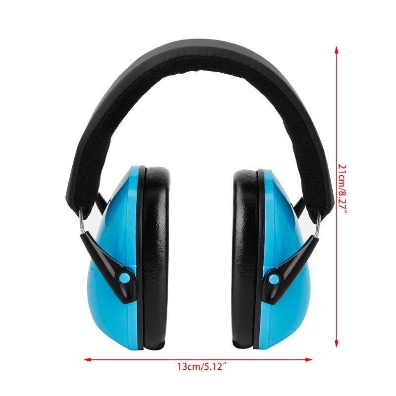 Orejeras plegables con protección auditiva para niños, orejeras con cancelación de ruido,: Azul