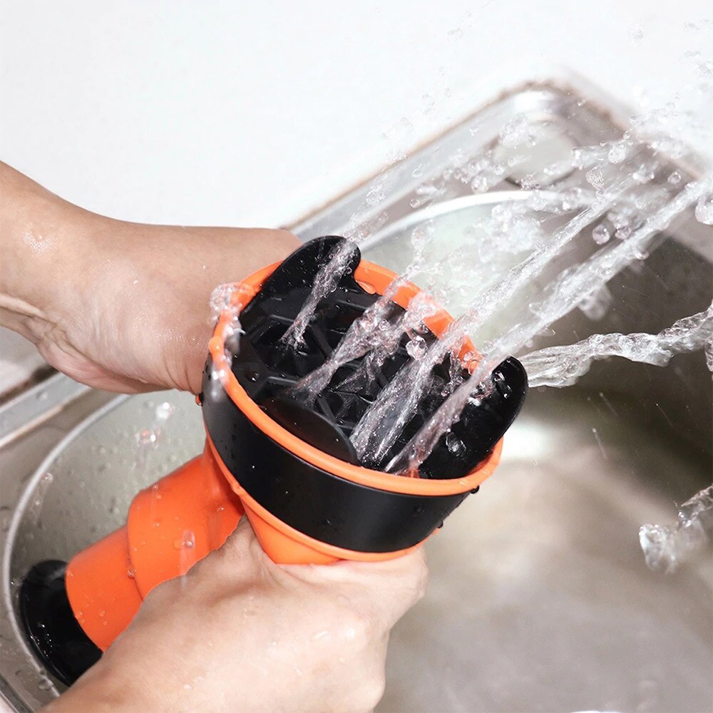 Handmatige draagbare verstoppingskanon lucht hoge druk krachtige afvoerontstopper pomp ontstopper reinigingsgereedschap voor keuken toilet badkamer  f5