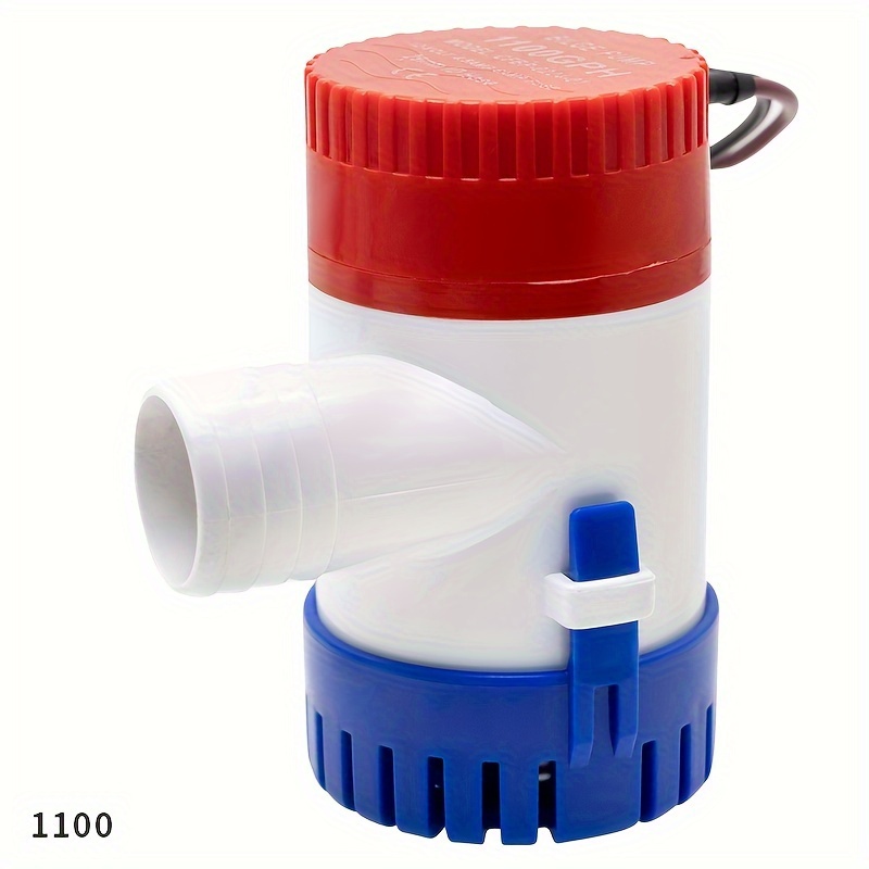 1pc rv water supply pumps, 750/1100 gph bilge pumps, 12v submersible dc water pumps, yacht pumps: Red