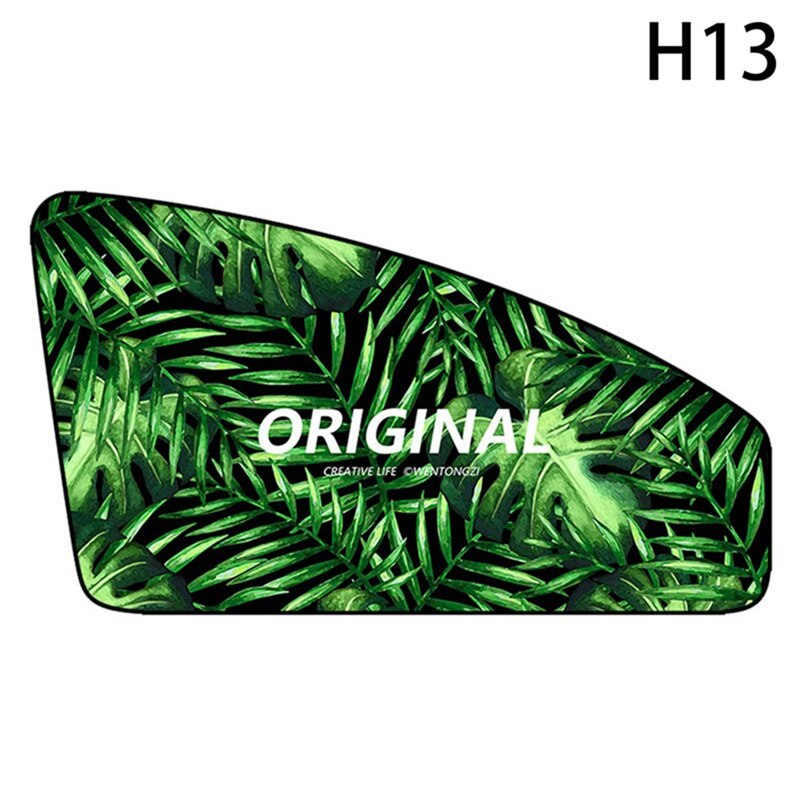 Cartoon Astronaut/Dolphin/Lavender/Tropical Rainforest/Van Gogh Starry Sky Magnetic Car Cover Sunshade Curtain Window Sun Visor: CAR13592H13