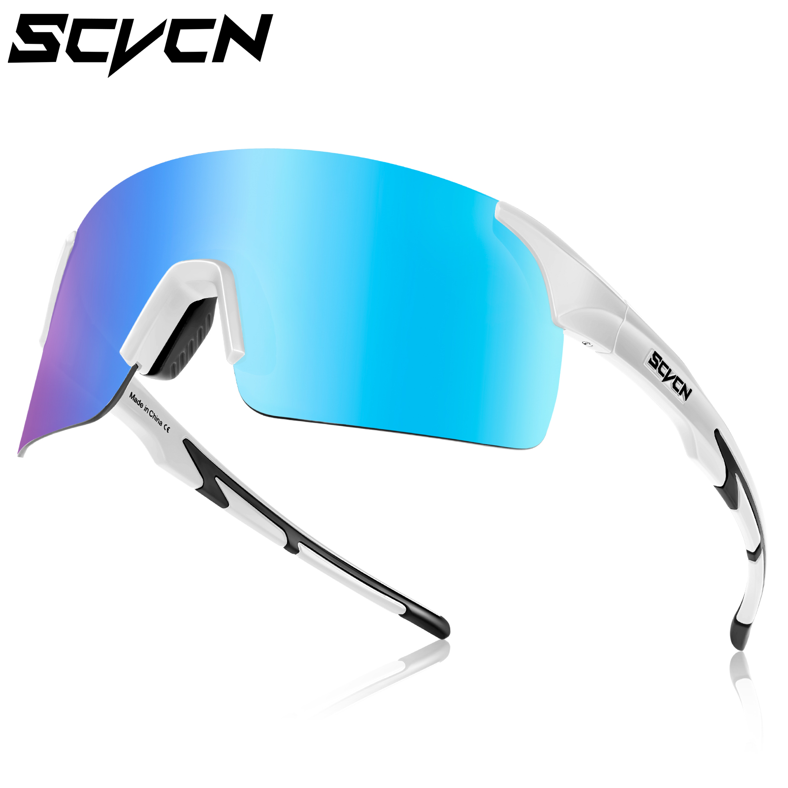 Neue scvcn Herren Fahrrad Sonnenbrille Frauen Fahrrad Brillen uv400 Gold Farbe Sport brille Brille Fahrrad Mountainbike Brille: MULTI
