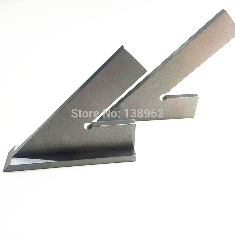 Dni standard 120*80mm 45 graders firkant med bred base rustfritt stål 45 grader industrifirkant
