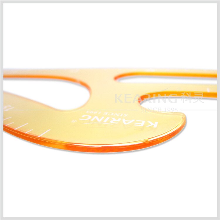 S Shape Acrylic French Curve Ruler PM1300 Art Rulers Comics Template Sewing Supply