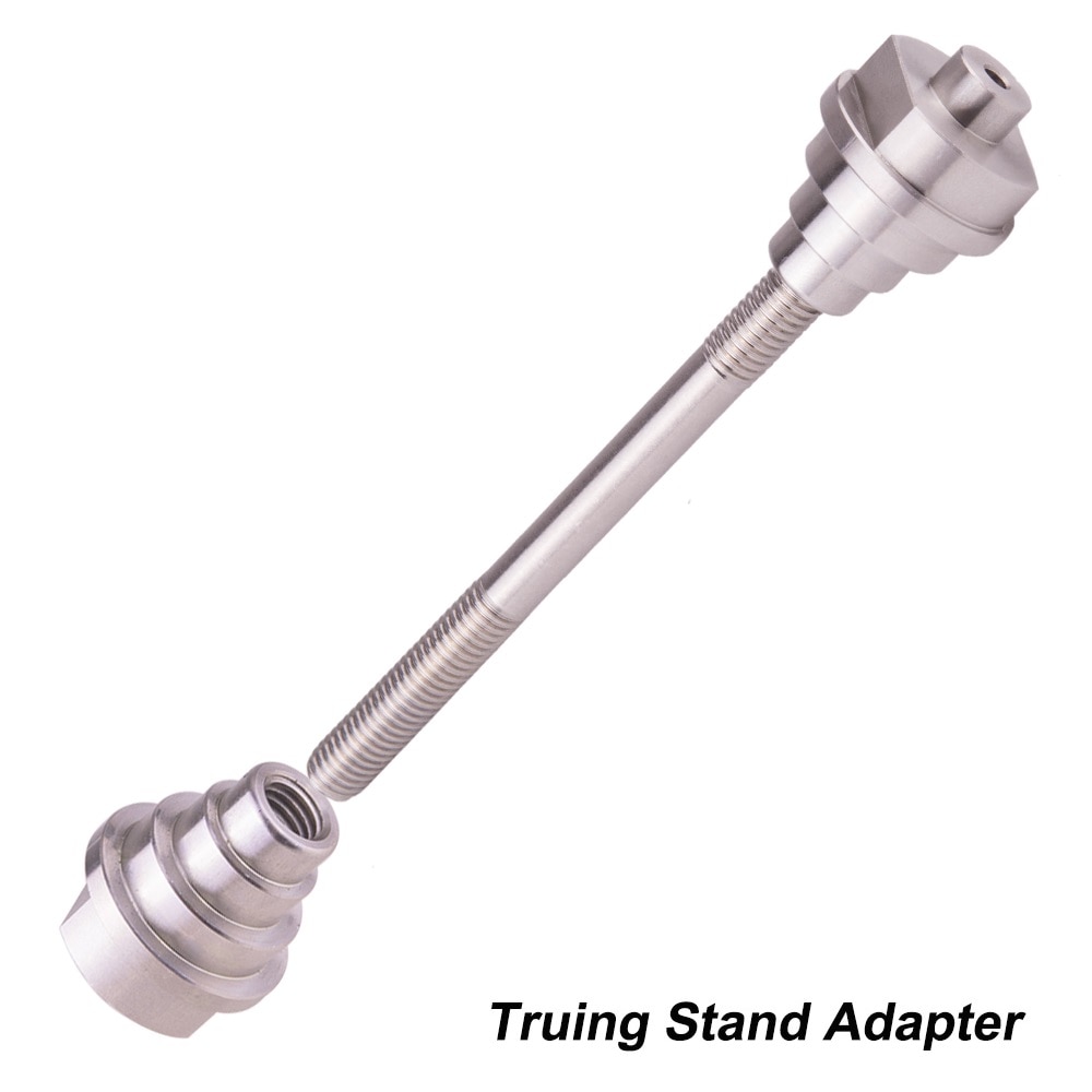 MTB Road Bike Front Wheel Truing Stand Adapter front hub 20mm 15mm 12mm wheel to 9mm QR Thru Axle Adaptor 100x15 100x12 to 9mm