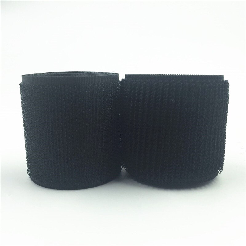 3Meters 2Rolls/set hooks and loops Elastic soft band self Adhesive Nylon Magic fastener Cloth DIY sewing accessories supplies