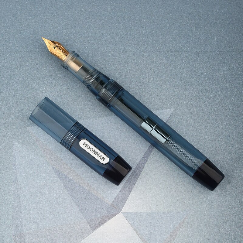 Majohn C3 Transparent Large-Capacity Fountain Pen Eyedropper Filling Pen With A Converter EF/F Iraurita Nib Ink Pen Set