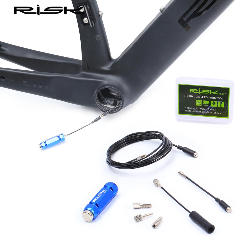 RISK MTB/Road Bike Internal Cable Routing Tool For Bicycle Frame Shift Hydraulic Wire Shifter Inner Cable Carbon Fiber Frame
