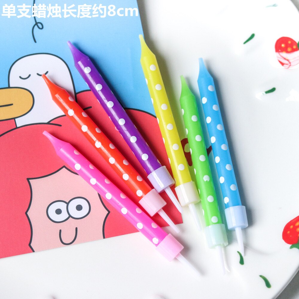 Small Apple Cherry Watermelon Pineapple Fruit Candle Set Cake Topper Wedding Children's Birthday Party Baking Dessert Table: 2