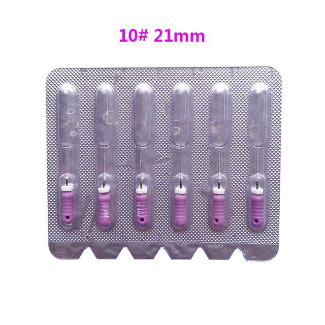 5pack Dental c-pilot pliki 25mm 6-10 # stal nierdzewna C + pliki 21mm pliki endodontyczne C 6 sztuka/paczka pliki endodontyczne: 5pack Size10 21mm