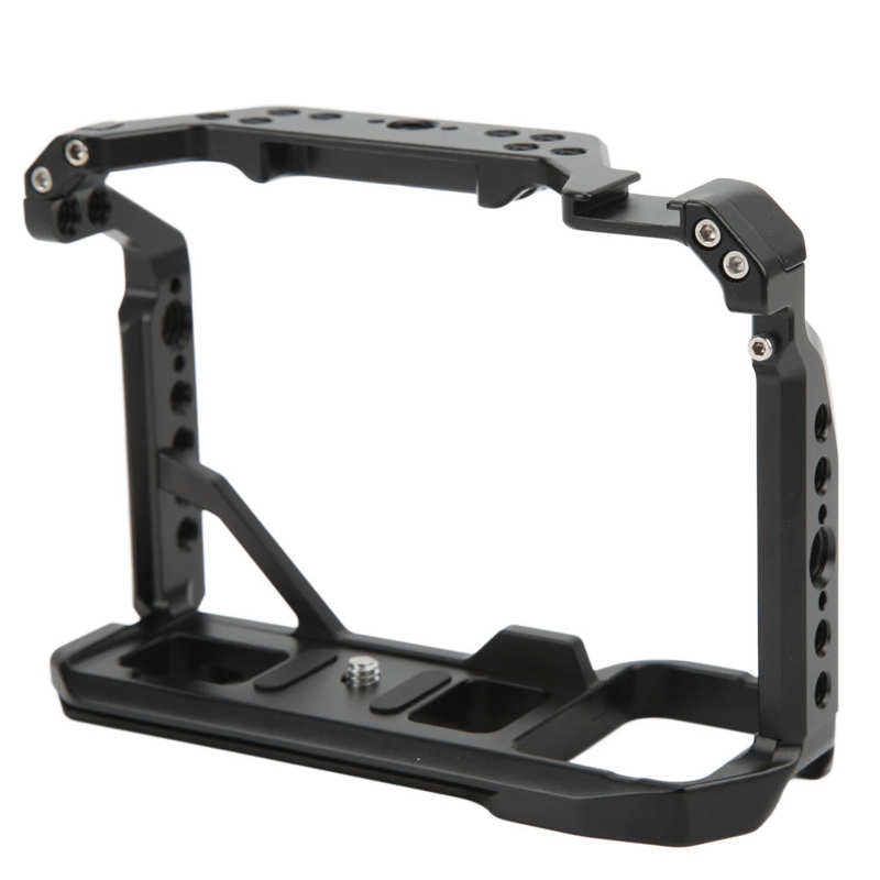 Aluminium Camera Cage Rig Met 1/4in 3/8in Schroef Gaten Koud Shoe Mount Voor Sony A7M4 camera Fotografie Accessoires