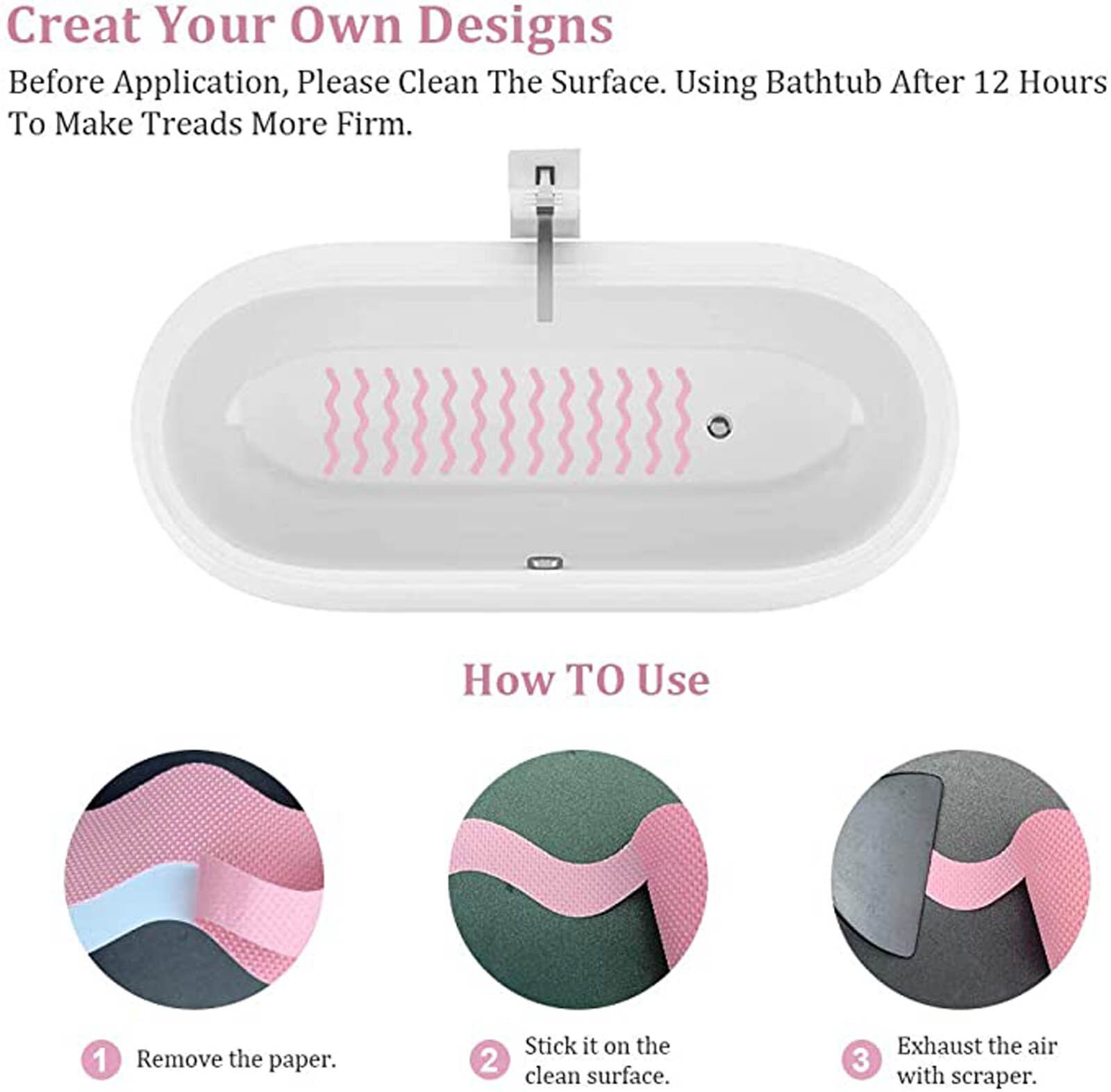 12 pcs banheira adesivos de banho antiderrapante adesivos de banho banheira de segurança chuveiro adesivos adesivos adesivos adesivos de banho de banheiro adesivo tapis de bain alfombra