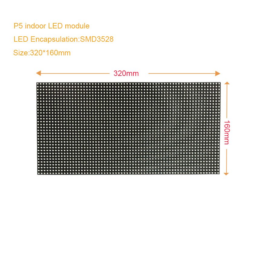 SMD3528 320*160mm dot matrix LED module Indoor P2.5 P4 P5 P10 HD video wall led panel светодиодная матрица display