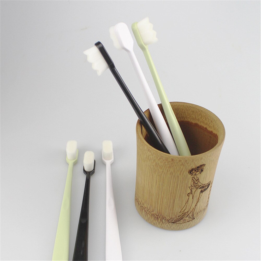 1PC Ultra-thin Super Soft Toothbrush Portable Eco-friendly Travel Outdoor Use Teeth Care Brush Oral Cleaning Oral Care Tools