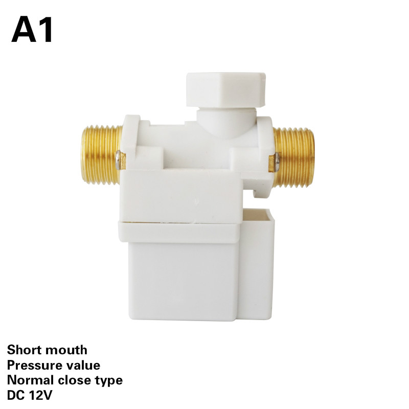 Practical Electric Solenoid valve for solar water heater DC12V Water Air Normally Closed Universal Diaphragm Valve for 1/2" Hose: A1