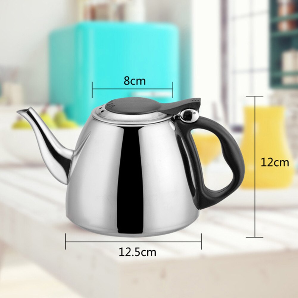 1.2L Keuken Rvs Waterkoker Handheld Instant Vlakke Bodem Waterkoker Inductie Fornuis Verwarming Kokend Thee Pot