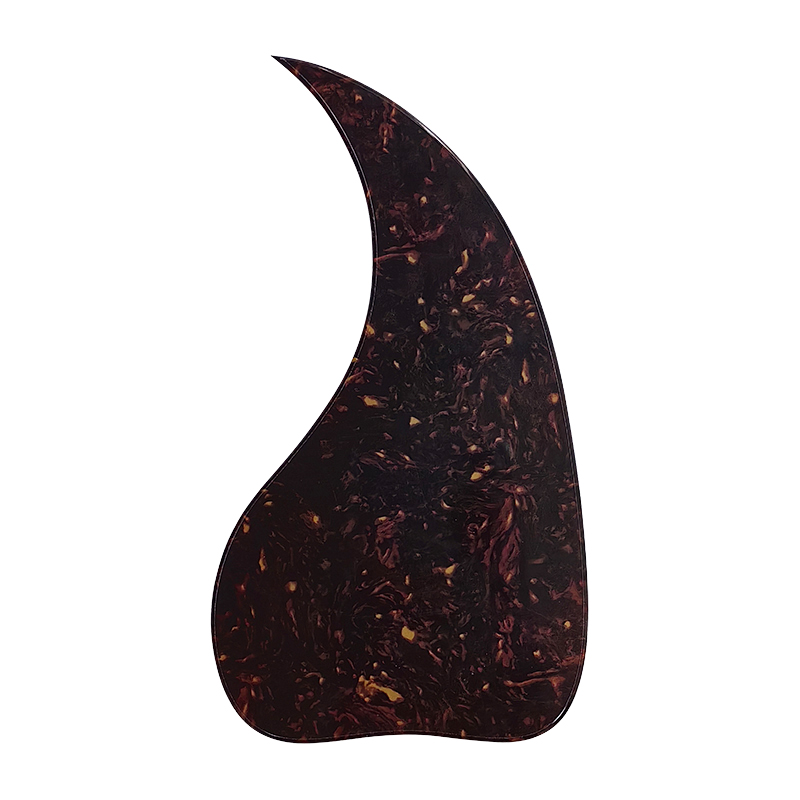 Pleroo Custom Guitar Parts - Great For US Gib J45 Acoustic Guitar Pickguard And Smooth Chamfering: WHITE