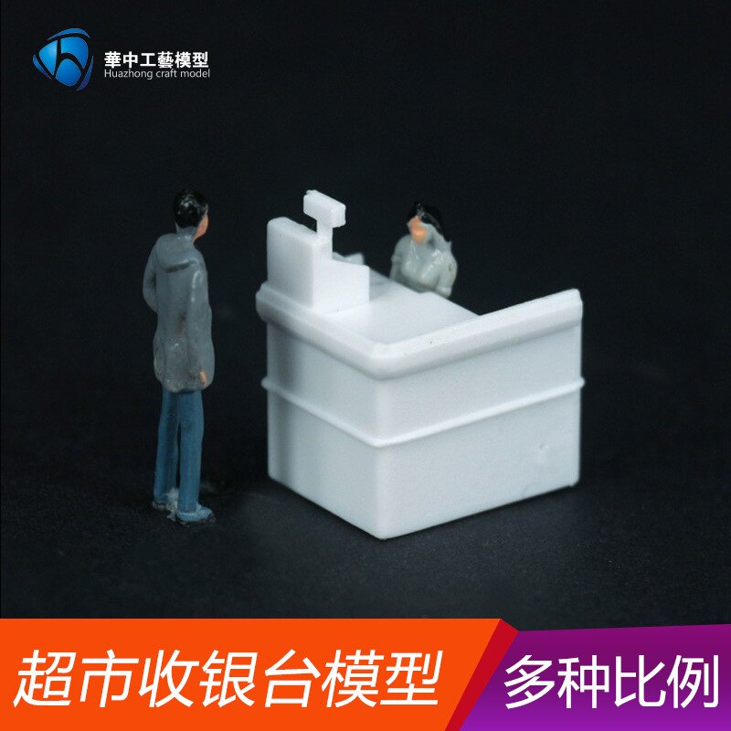 DIY Model Miniature 1:50 Supermarket Checkout Counter Sand Table Architectural Setting Model DIY Handmade