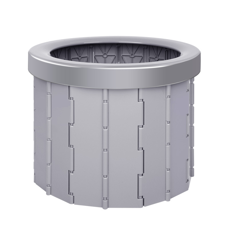 Portable Toilet Folding Commode Porta Potty Car Toilet Camping Toilet for Travel Bucket Toilet Seat for Camping Hiking Long Trip: Gold