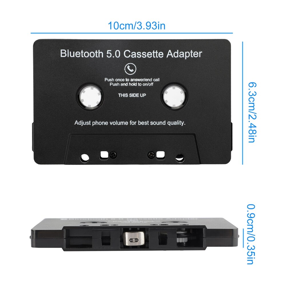 Bluetooth 5.0 Cassette Adapter Auto Bluetooth Tape Converter MP3/SBC/Stereo Smartphone Cassette Player Adapter For Iphone Xiaomi