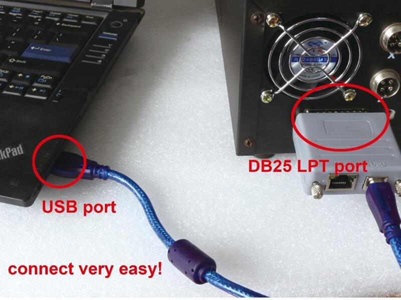 CNC – adaptateur de convertisseur de Port USB vers parallèle LPT MACH3, contrôleur 6 axes, Port parallèle vers USB