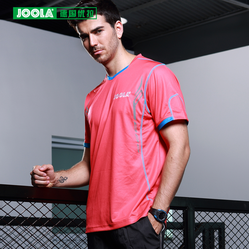 Camiseta JOOLA de manga corta para tenis de mesa, camisa de juego de bádminton, ropa deportiva de secado rápido para hombres y mujeres