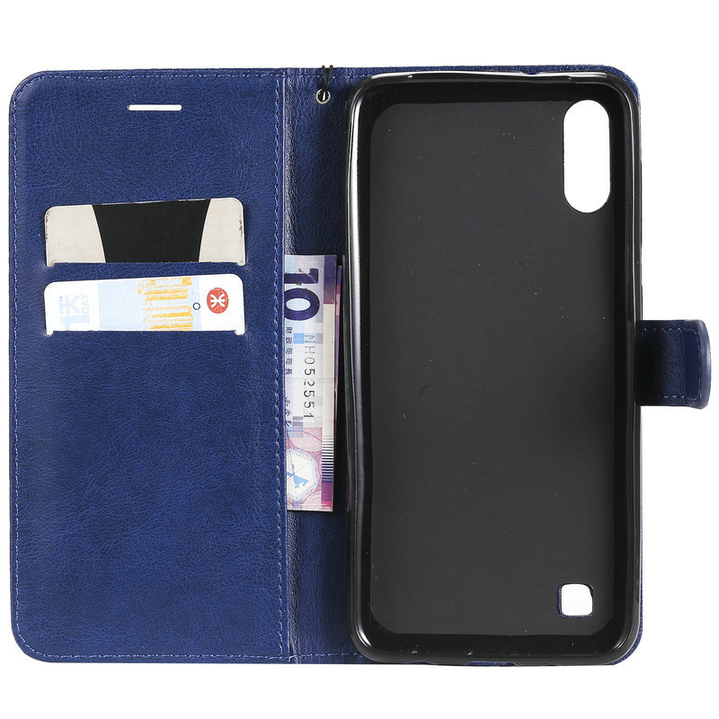 Funda de cuero de lujo para Samsung A10, funda de Samsung Galaxy A10, billetera con tapa, funda protectora 360 para Samsung A10, 10A SM-A105FD