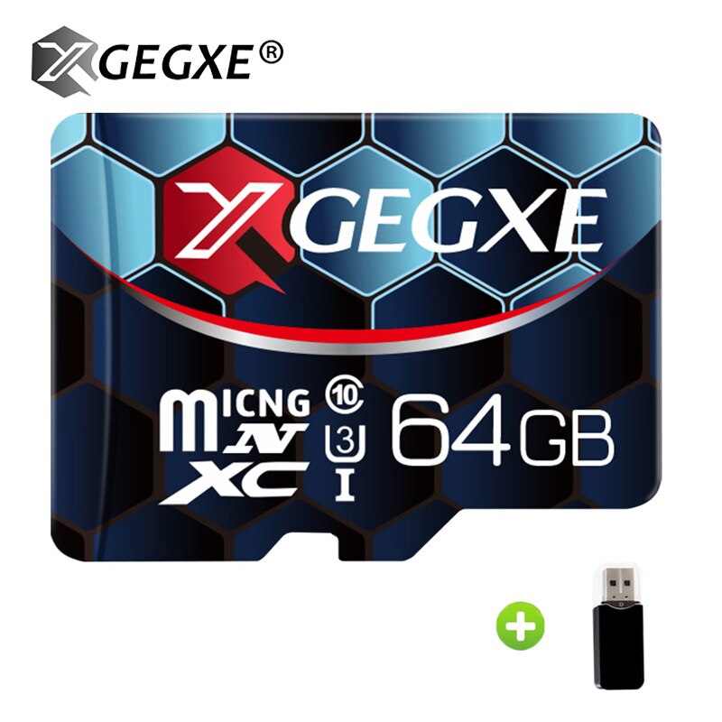 Xgegxe 64 Gb Geheugenkaart 8 Gb 16 Gb 32 Gb 128 Gb Micro Sd C10 Tf Card Flash Drive voor Smartphone