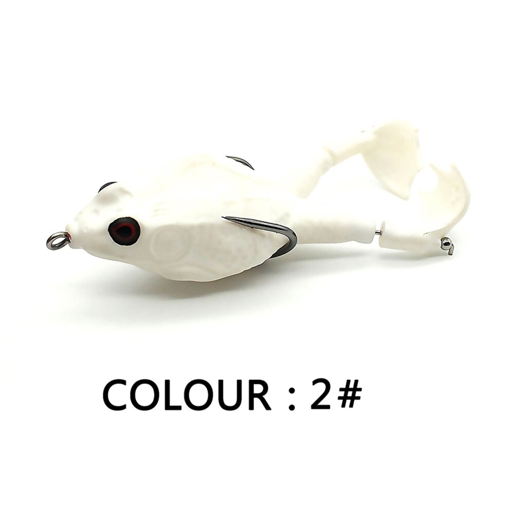 Doppel Propeller Frosch Weichen Köder Shad Weiche Locken Jigging Fischerei Locken Köder Prop Topwater Wels Silikon Künstliche Wobbler 9cm: 02